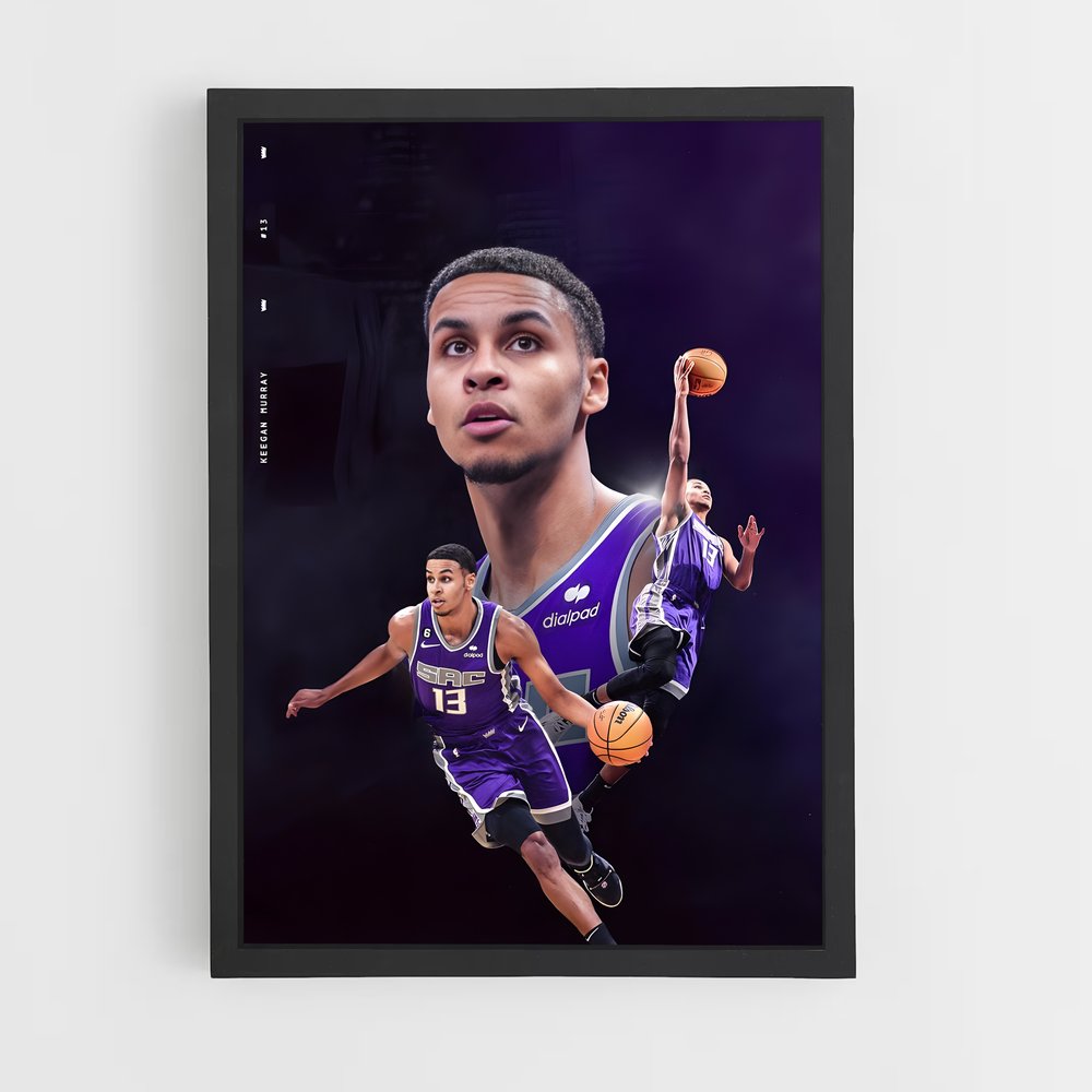Poster Keegan de murray – affiche Basketball (vue 2)